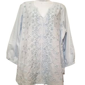 NWT mint green blouse